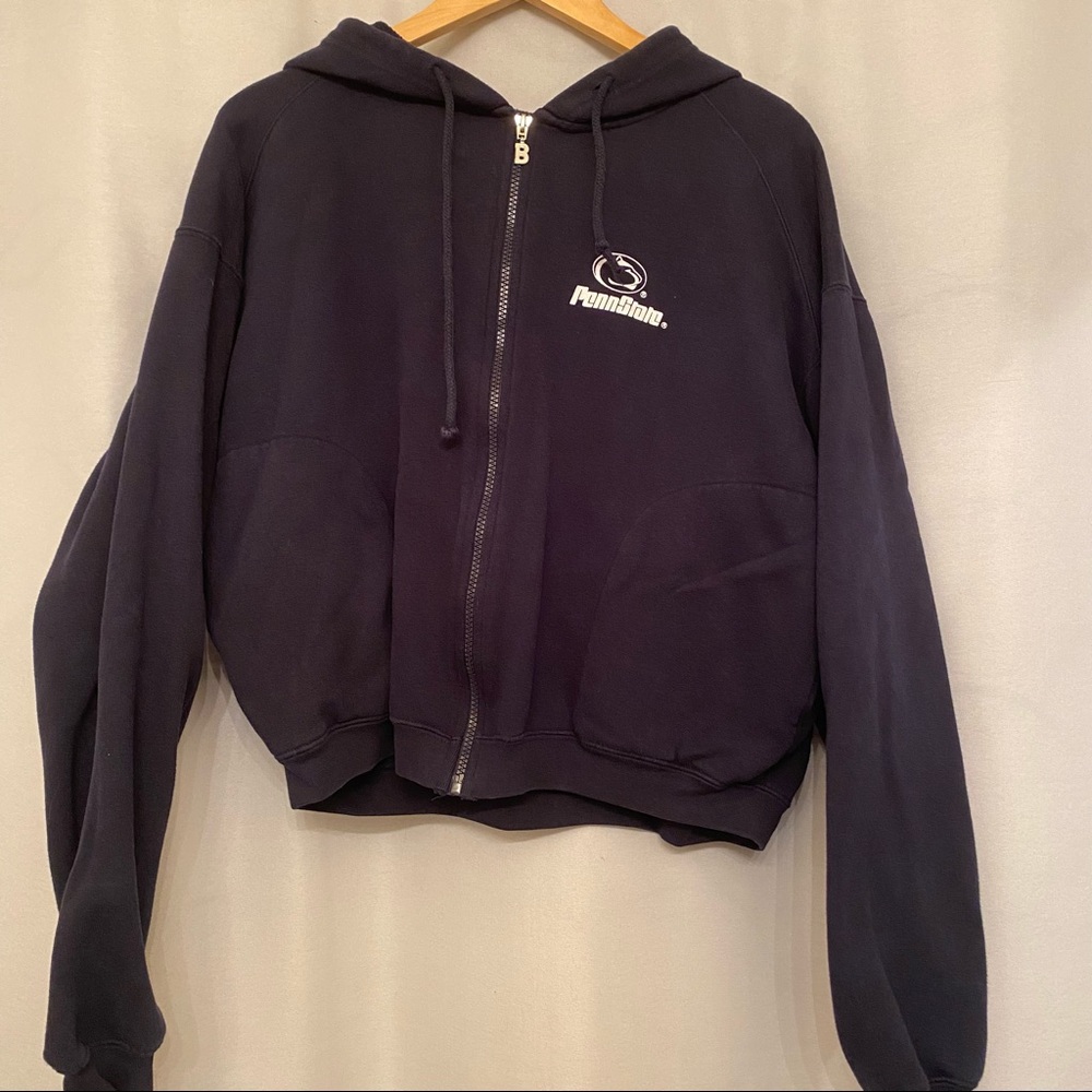 Penn State zip up cropped hoodie | Badger